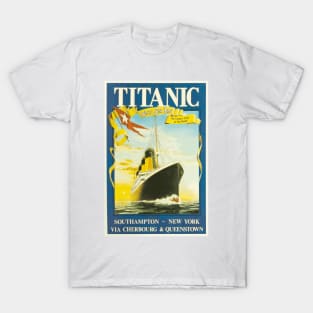 RMS Titanic - Vintage Travel Poster T-Shirt